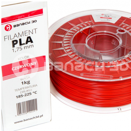 Filament Banach PLA 1kg – czerwony