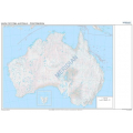 Plansza ścienna  Australia - mapa fizyczna ćwiczeniowa 160X120 1:3500000