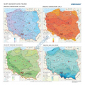 Plansza ścienna  Mapy klimatyczne Polski 145X160 1:1000000