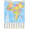 Plansza ścienna  Afryka - mapa polityczna 150X200 1:6500000