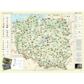 Plansza ścienna  Zoogeografia Polski 160X120 1:650000