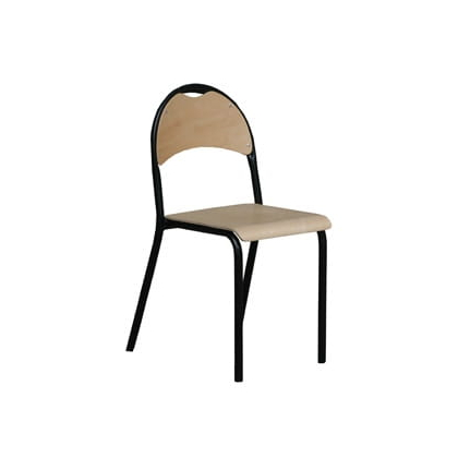 Krzesło Metalbit szkolne Gaweł U nr 1, fi 22 mm