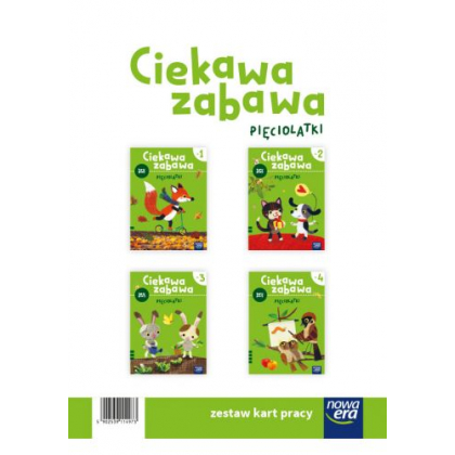 Podręcznik Nowa Era Wychowanie przedszkolne CIEKAWA ZABAWA 5-latki Zestaw kart pracy