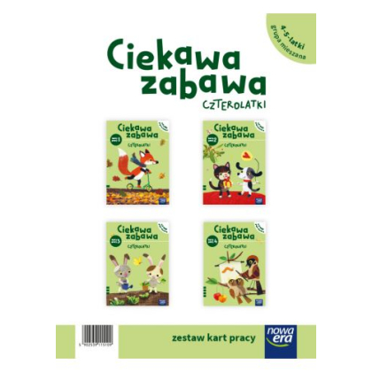 Podręcznik Nowa Era Wychowanie przedszkolne CIEKAWA ZABAWA Zestaw kart pracy grupa mieszana 4-5-latki