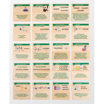 Pomoc dydaktyczna Pilch Chemiczne memory Pochodne węglowodorów