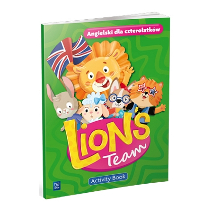 Lion's Team. J. ang. Activity Book. PRZ 4-latek