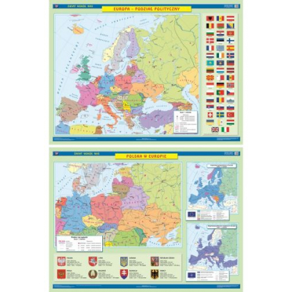 Mapa ścienna Nowa Era Europa. Podział polityczny/Polska w Europie