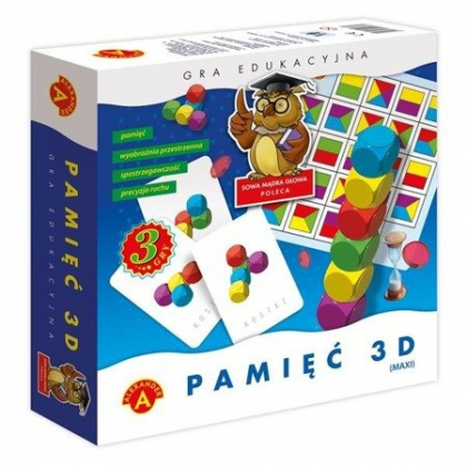 Gra dydaktyczna Alexander PAMIĘĆ 3D MAXI