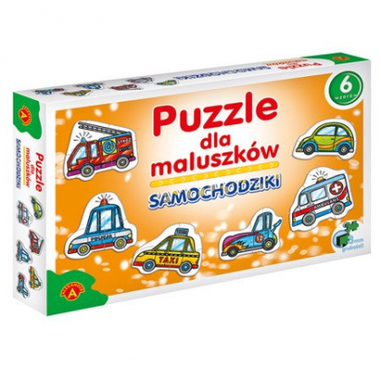 Puzzle Alexander DLA MALUSZKÓW - SAMOCHODZIKI