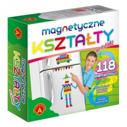 Gra dydaktyczna Alexander KSZTAŁTY MAGNETYCZNE NA LODÓWKĘ