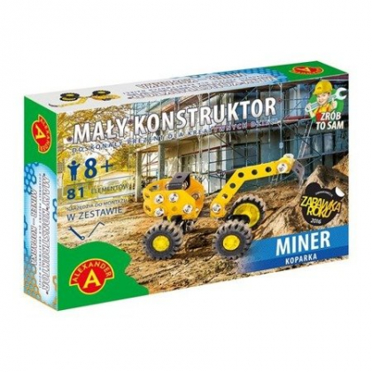 Klocki Alexander MAŁY KONSTRUKTOR  "MINER" KOPARKA