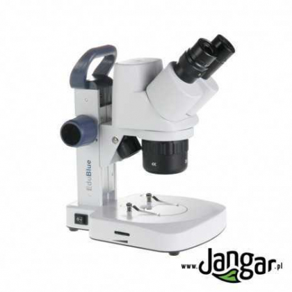 Pomoc dydaktyczna Jangar Mikroskop stereoskopowy 20x/40x-LED CYFROWY 5 MP, podświetlany (światło dolne i górne)