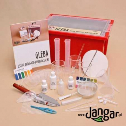 Zestaw pomiarowy (akcesoria) Jangar GLEBA – doświadczalny z wyposażeniem laboratoryjnym i kartami pracy