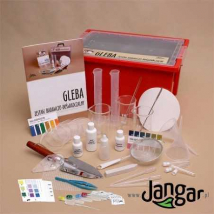 Zestaw pomiarowy (akcesoria) Jangar Gleba Plus – doświadczalny z wyposażeniem laboratoryjnym i kartami pracy