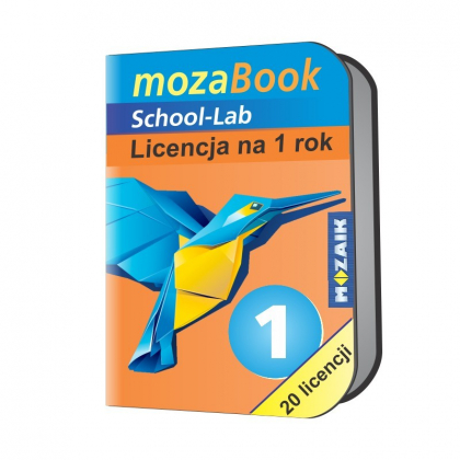 Oprogramowanie edukacyjne Mozaik School-Lab Pack - 1 rok na 10 urządzeń 1 język