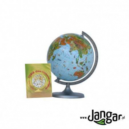 Pomoc dydaktyczna Jangar Globus zoologiczny, niepodświetlany, średnica 22 cm
