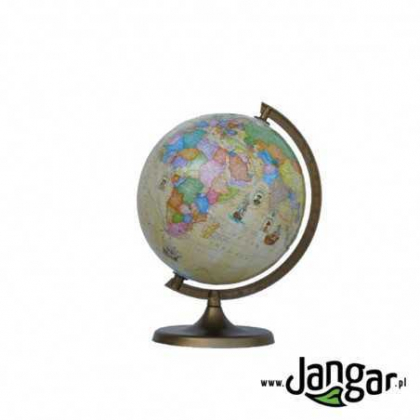 Pomoc dydaktyczna Jangar Globus z trasami odkrywców, podświetlany, średnica 25 cm
