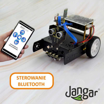 Robot interaktywny Jangar ATOROBOT: EDU-POJAZD do programowania graficznego C Arduino