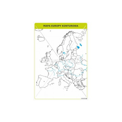 Plansza magnetyczna Kera Mapa Europy konturowa