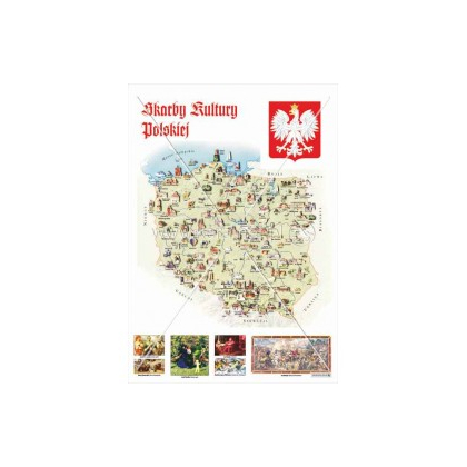 Plansza ścienna Kera Skarby kultury polskiej