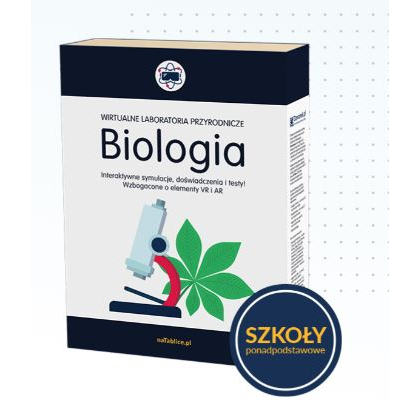 Wirtualne laboratoria  Przyrodnicze BIOLOGIA (szkoła ponadpodstawowa)