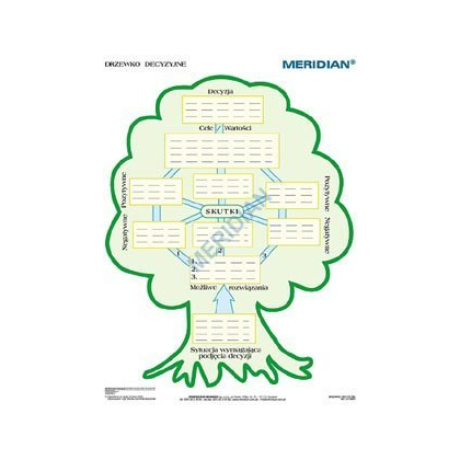 Plansza ścienna  Drzewko decyzyjne 160X120