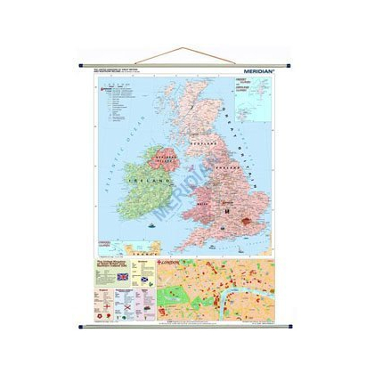 Mapa ścienna  The British Isles political 70X100 (mały format)