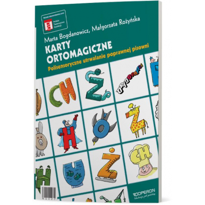 Podręcznik Operon Karty ortomagiczne. Polisensoryczne utrwalanie poprawnej pisowni Szkoła podstawowa