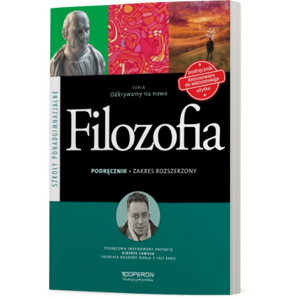 Podręcznik Operon Filozofia. Zakres Rozszerzony. Odkrywamy na nowo. Podręcznik dostosowany do wieloletniego użytku. Szkoły ponadgimnazjalne