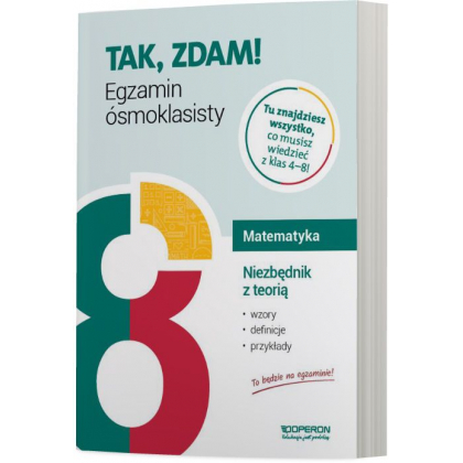 Podręcznik Operon Matematyka. Niezbędnik z teorią. Egzamin ósmoklasisty 2022 Szkoła podstawowa