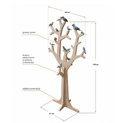Pomoc dydaktyczna Puls-art Drzewo do ekspozycji